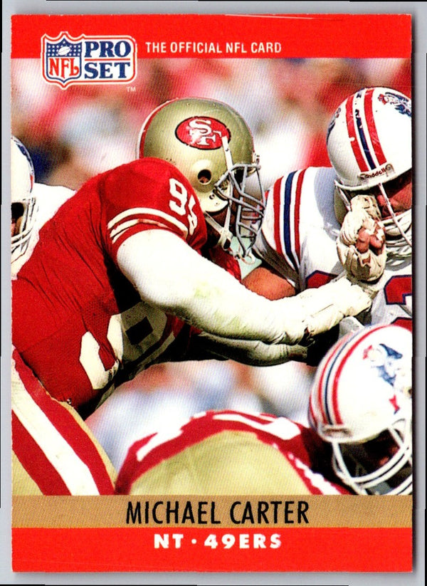 1990 Pro Set Michael Carter #285