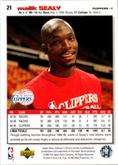 1995 Collector's Choice Malik Sealy