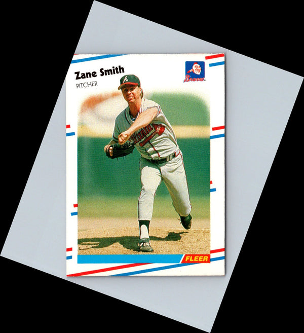 1988 Fleer Zane Smith #550