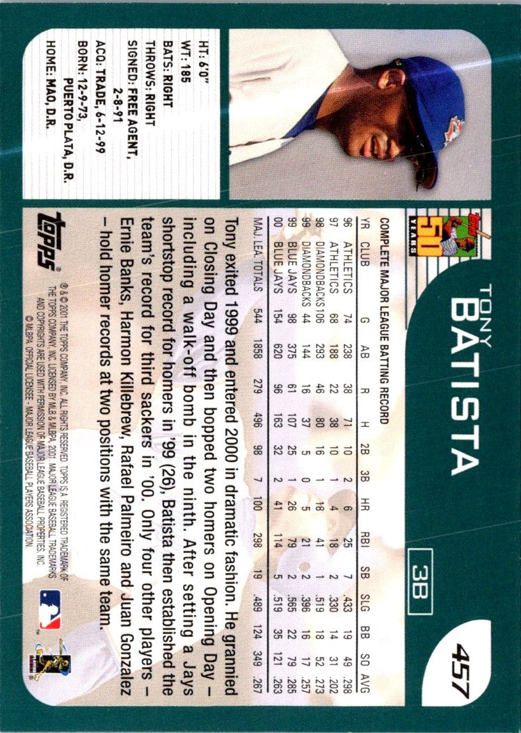 2001 Topps Tony Batista