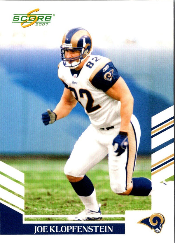 2007 Score Joe Klopfenstein #116