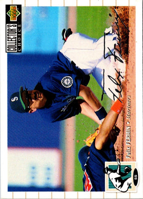 1994 Collector's Choice Felix Fermin #387 Silver Signature