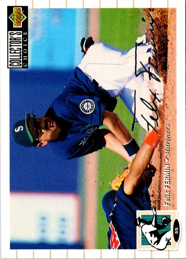 1994 Collector's Choice Felix Fermin #387 Silver Signature