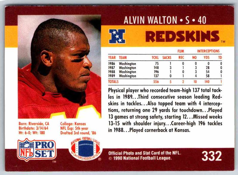 1992 Proset Alvin Walton