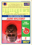 1990 Score Christian Okoye