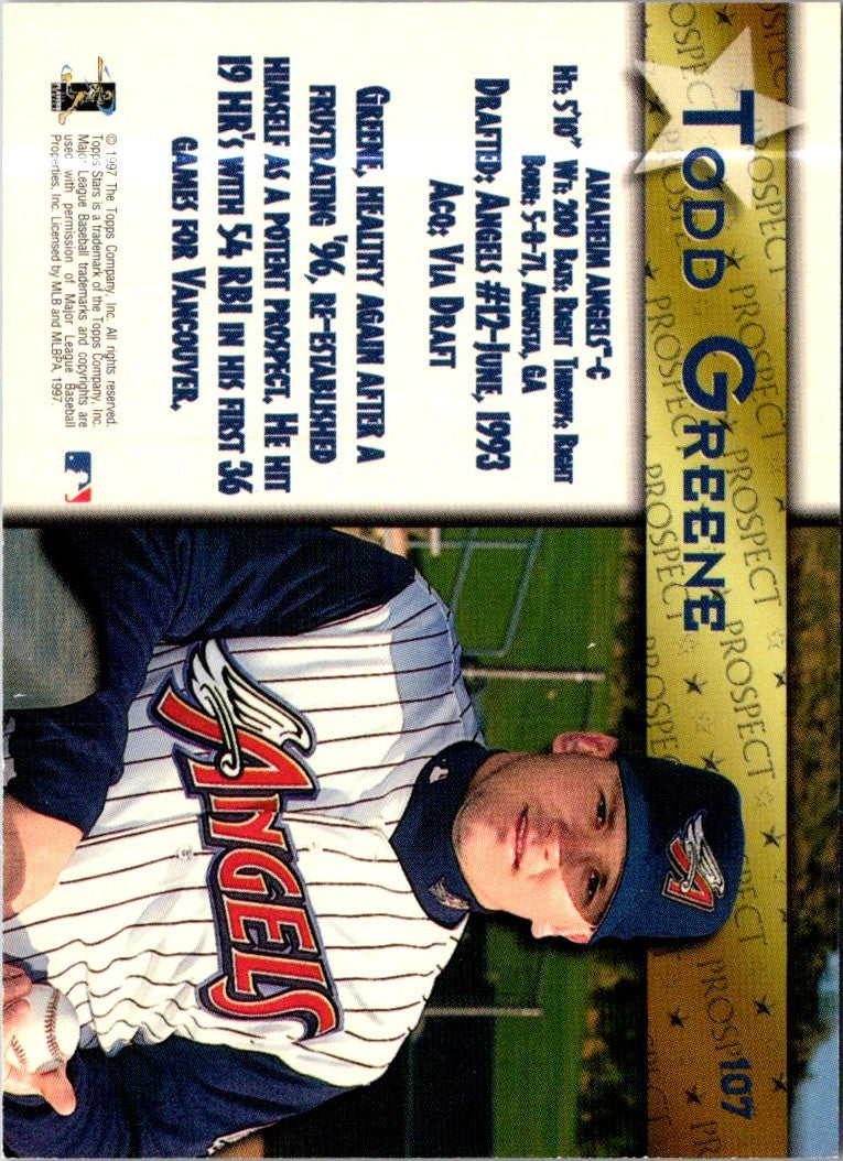 1997 Topps Stars Todd Greene