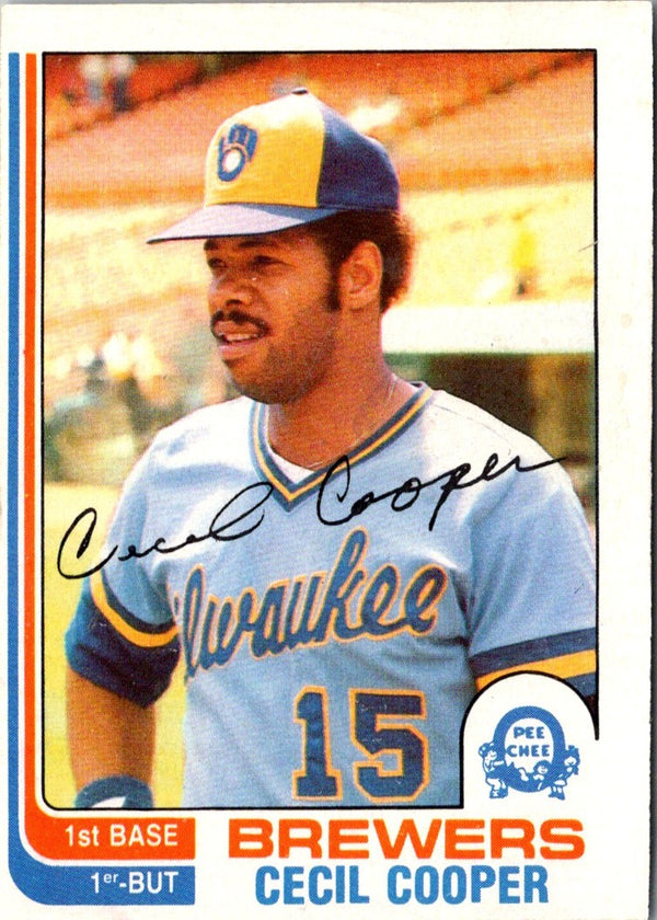 1982 O-Pee-Chee Cecil Cooper #167