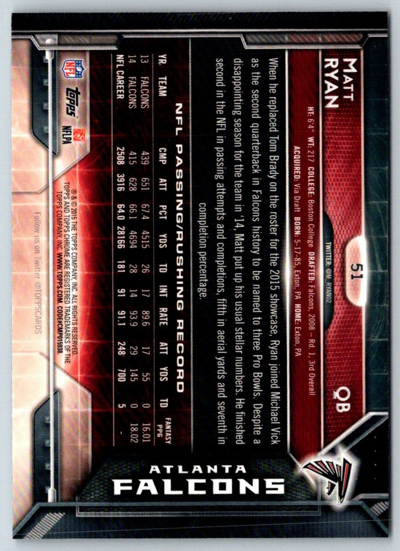 2015 Topps 60th Anniversary Factory Set Matt Ryan