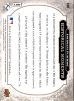 2008 Upper Deck A Piece of History Louisiana Purchase #188