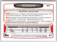2014 Bowman Jeff Gelalich #BP15