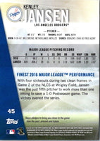 2017 Finest Kenley Jansen #45