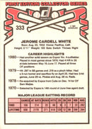 1981 Donruss Jerry White