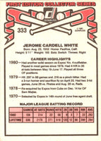 1981 Donruss Jerry White #333