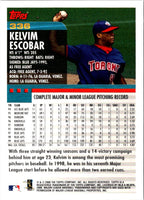 2000 Topps Kelvim Escobar #336