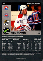 1993 Classic Pro Prospects Paul DiPietro #104