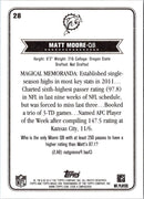 2012 Topps Magic Mini Matt Moore