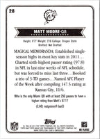 2012 Topps Magic Mini Matt Moore #28