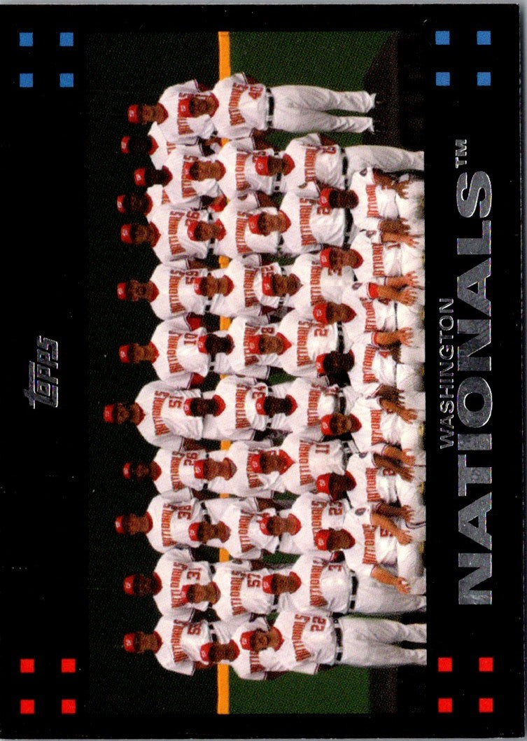 2007 Topps Washington Nationals