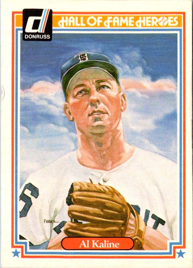 1983 Donruss Hall of Fame Heroes Al Kaline