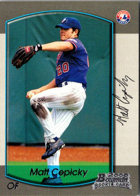 2000 Bowman Matt Cepicky #156 Rookie