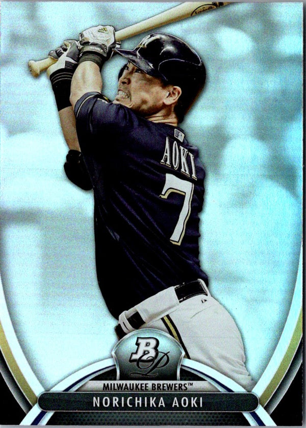 2013 Bowman Platinum Norichika Aoki #4