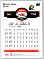 2001 Fleer Shoebox Reggie Miller #89
