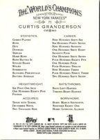 2012 Topps Allen & Ginter Curtis Granderson #71