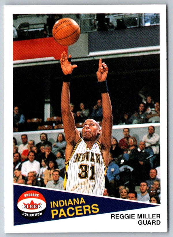 2001 Fleer Shoebox Reggie Miller #89