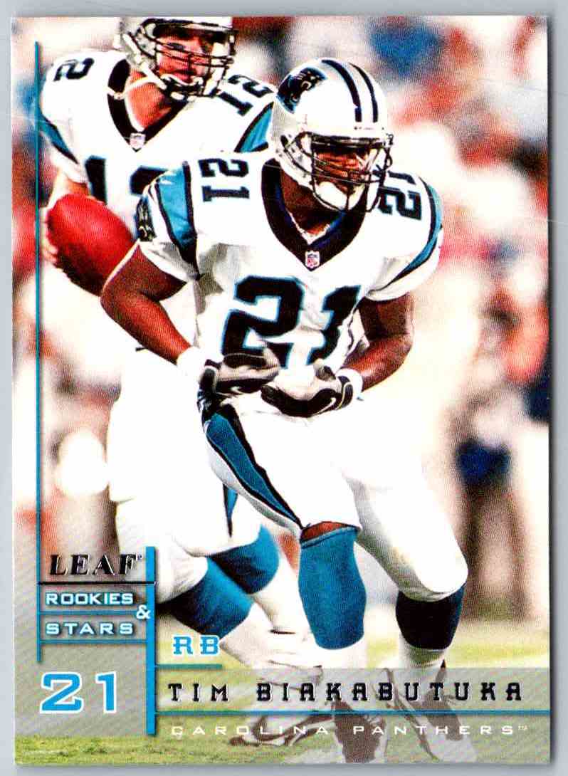 1998 Leaf Rookies And Stars Tim Biakabutuka