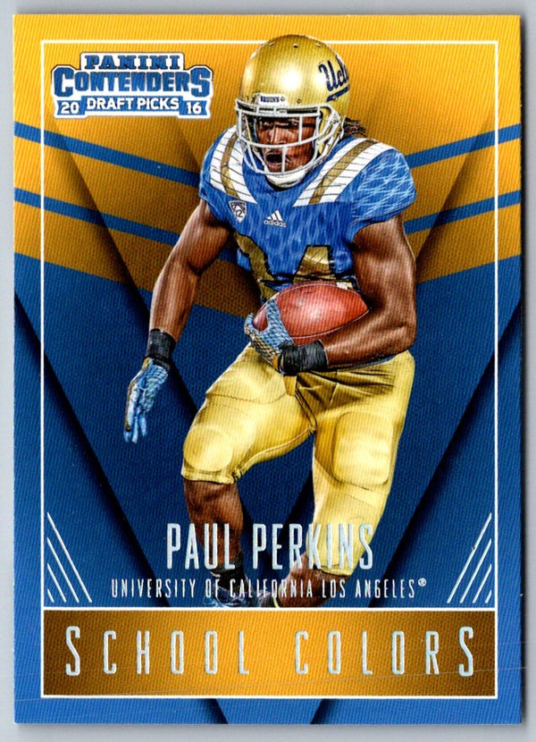 2016 Panini Contenders Draft Picks School Colors Paul Perkins #17