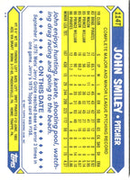 1987 Topps Traded John Smiley #114T