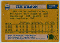 1982 Topps Tim Wilson #108