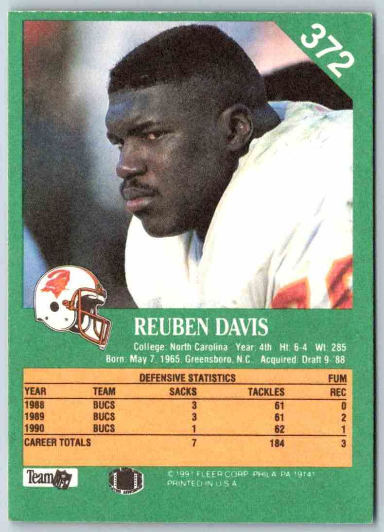 1991 Fleer Ultra Reuben Davis