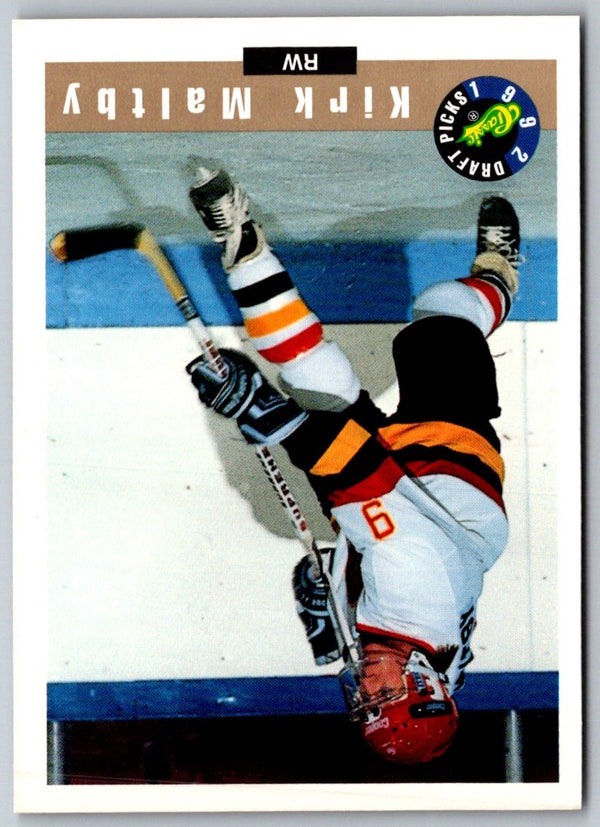 1992 Classic Draft Picks Kirk Maltby #20