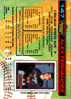 1991 Stadium Club Alex Fernandez #147