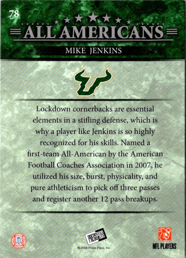 2008 Press Pass Mike Jenkins #78