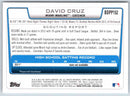 2012 Bowman David Cruz