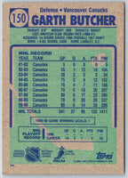 1990 Topps Garth Butcher #150