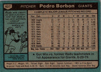 1980 Topps Pedro Borbon #627
