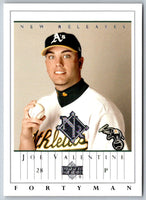 2003 Upper Deck 40-Man Joe Valentine #894 Rookie