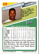 1993 Topps Gold Nigel Wilson