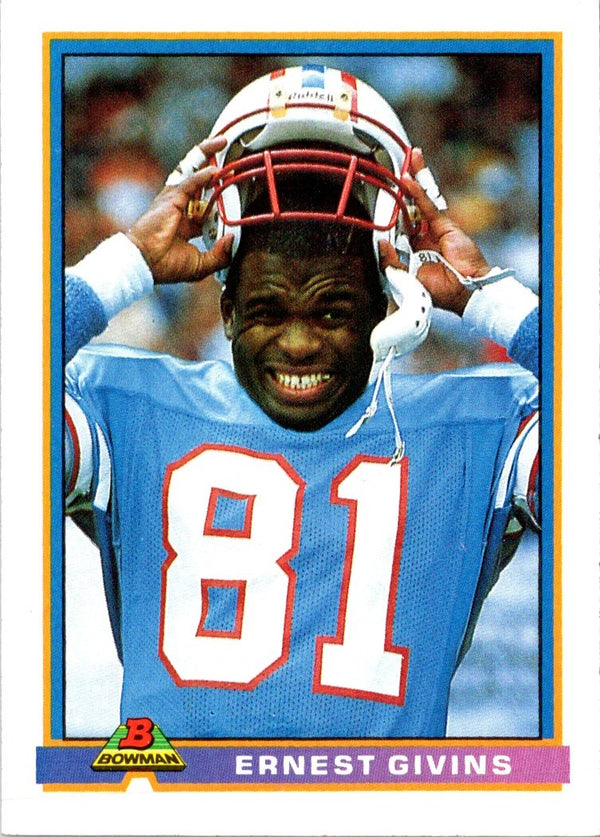 1991 Bowman Ernest Givins #190