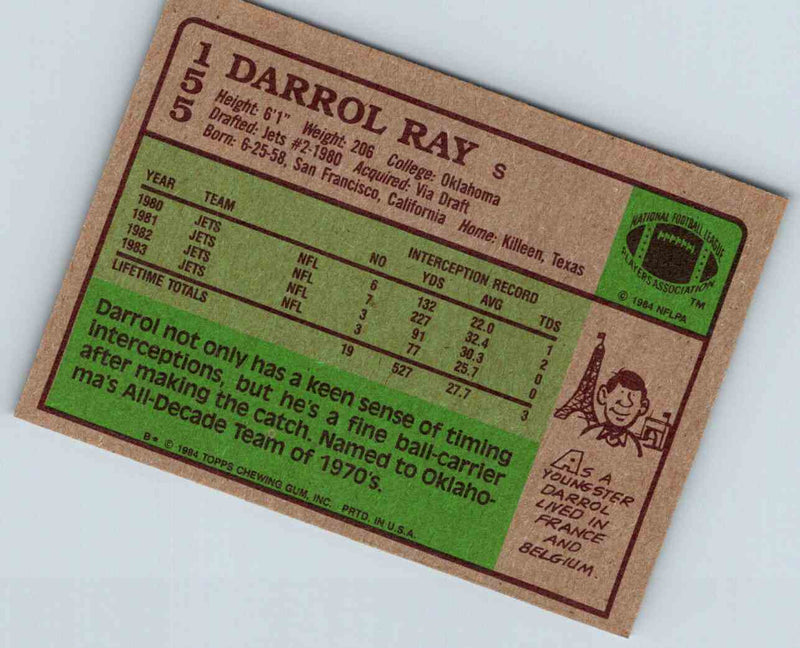 1985 Topps Darrol Ray