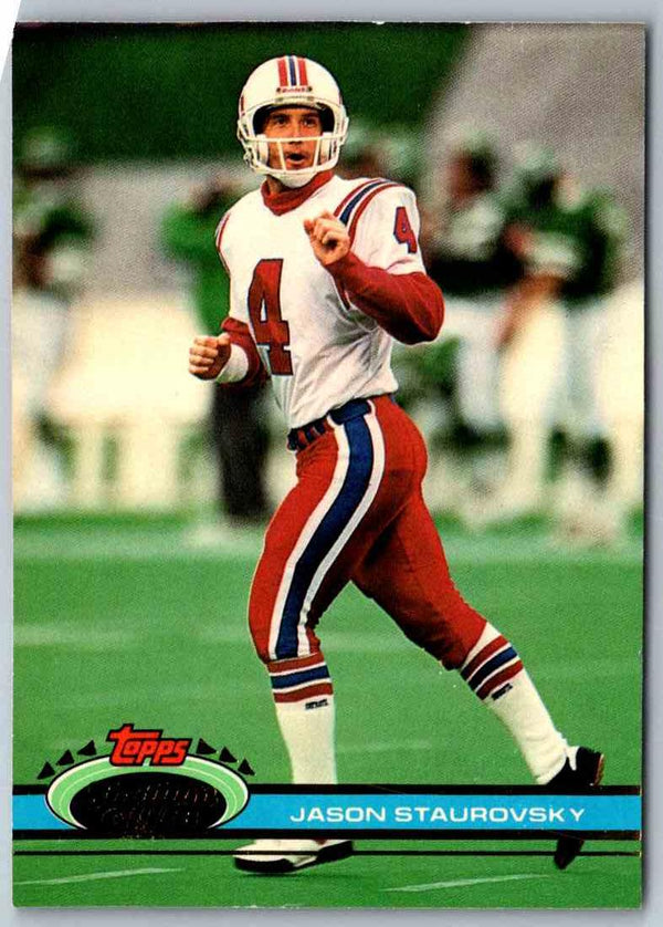 1994 Topps Stadium Club Football Jason Staurovsky #17