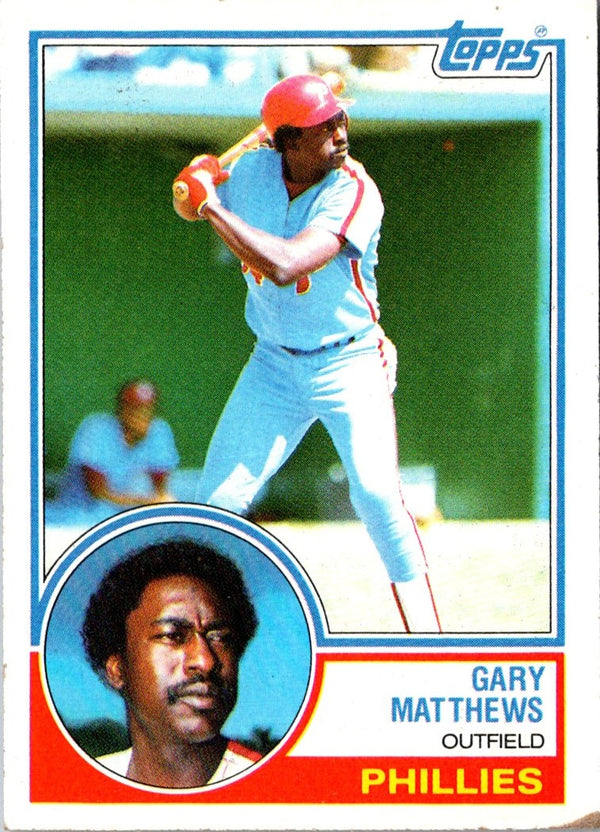 1983 Topps Gary Matthews #780