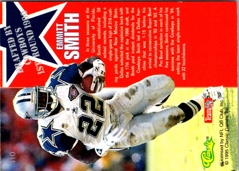 1995 Classic NFL Rookies Emmitt Smith