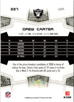2008 Score Super Bowl XLIII Drew Carter #227