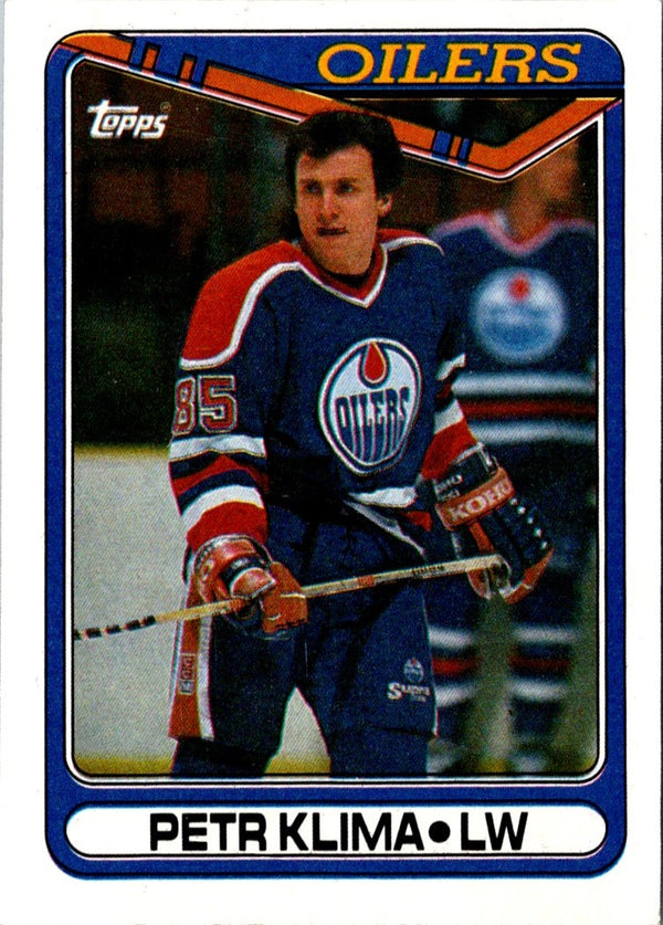 1990 Topps Petr Klima #85