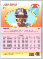 1990 Fleer John Elway #21