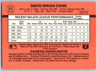 1990 Donruss David Cone 1 #265